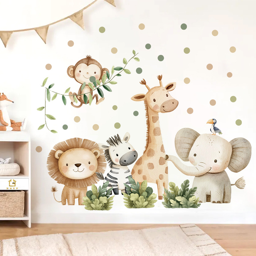 Baby Nursery Needs - Naklejki ścienne Boho Las Zwierzęta do