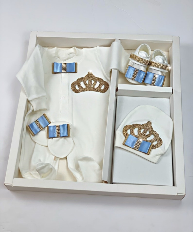 Baby Nursery Outfits - Dollbling strój do chrztu chłopiec książę