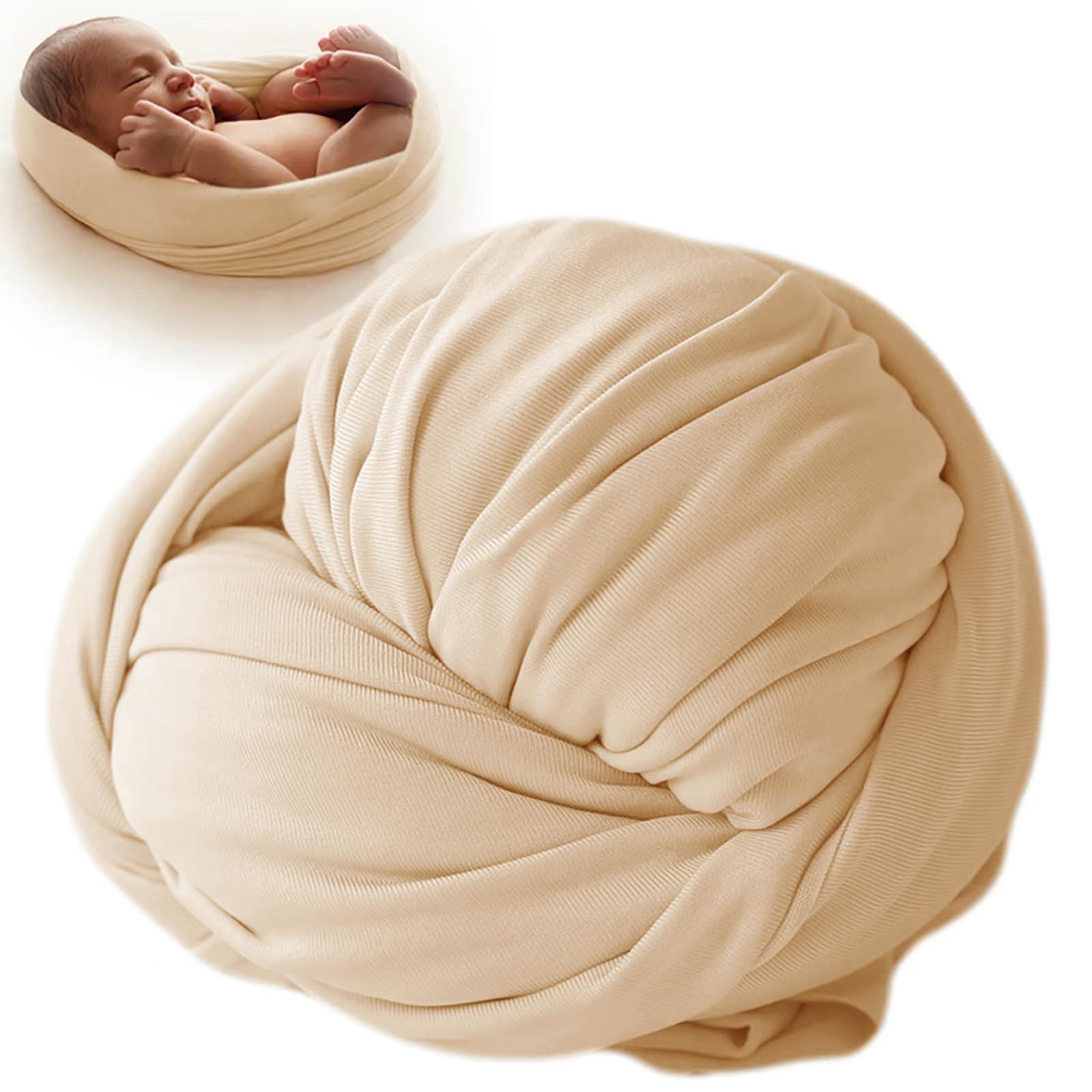 Baby Wrap Stretchy - Rekwizyty do fotografii noworodkowej, elastyczna chusta