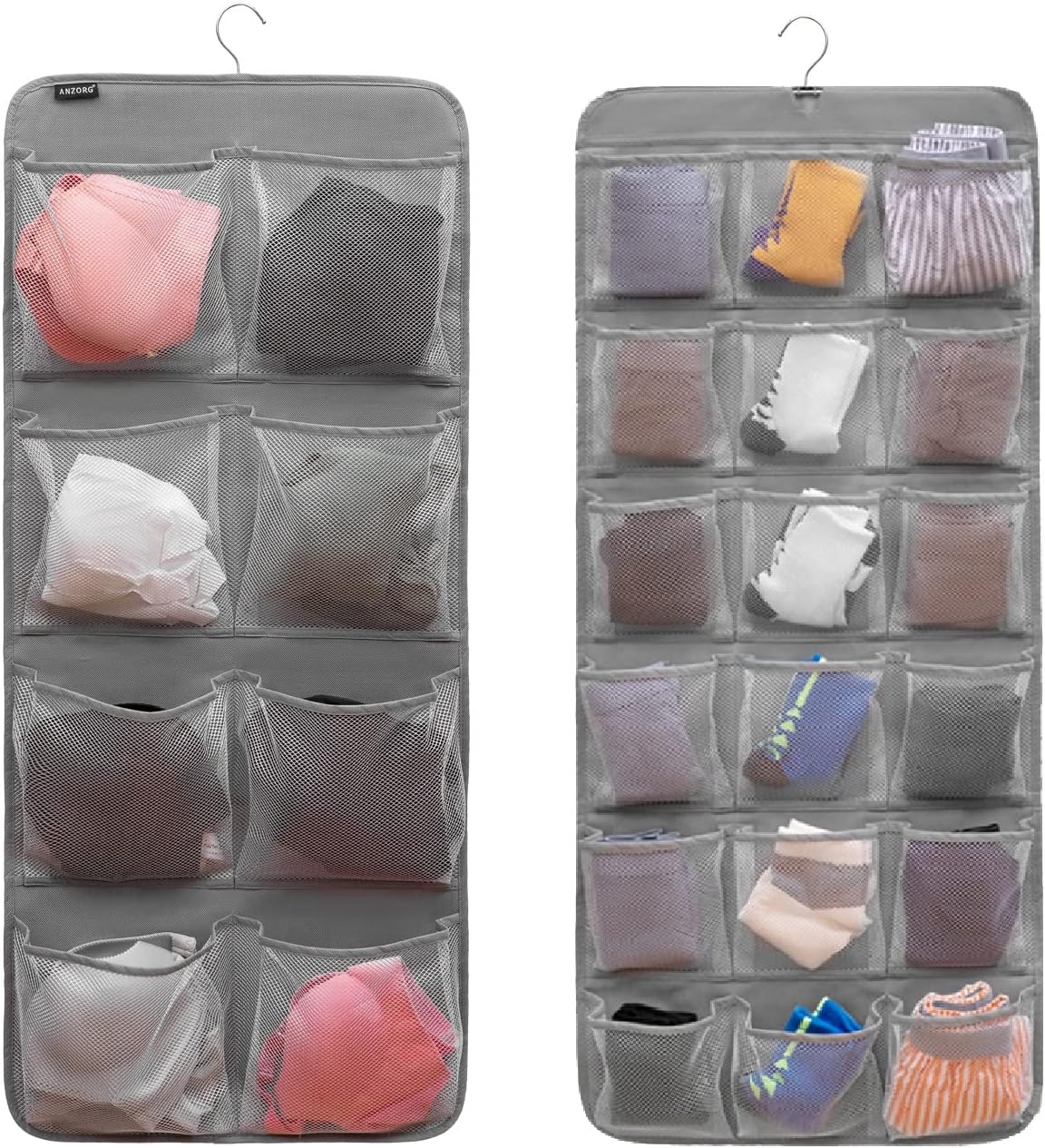 Closet Organizer Baby - Dwustronny wiszący organizer do szafy na