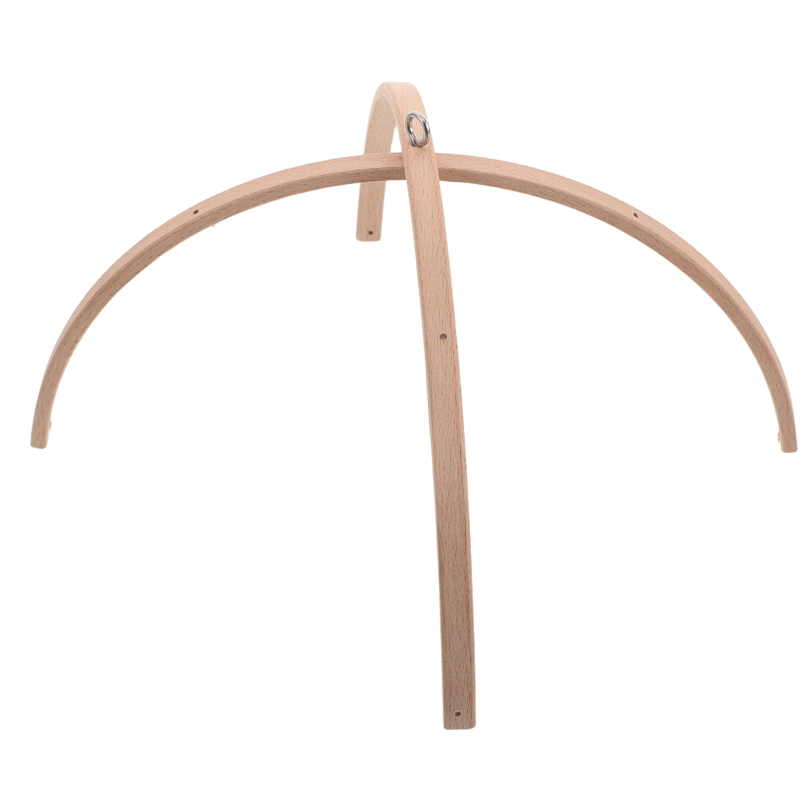 Baby Nursery Hangers - Bambusowa drewniana rama na dzwonki wietrzne,