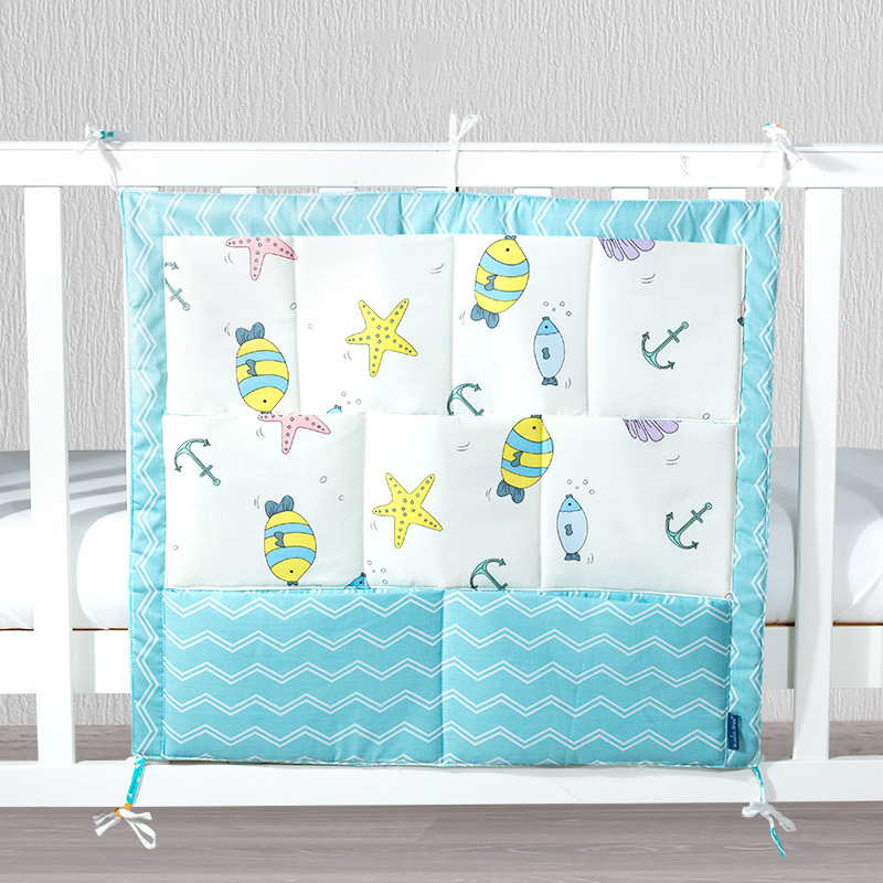 Baby Nursery Bedding - Nowy bawełniany wiszący schowek na łóżeczko