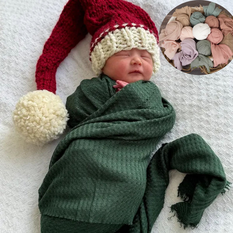 Baby Wrap Stretchy - Miękki, elastyczny otulacz waflowy do sesji