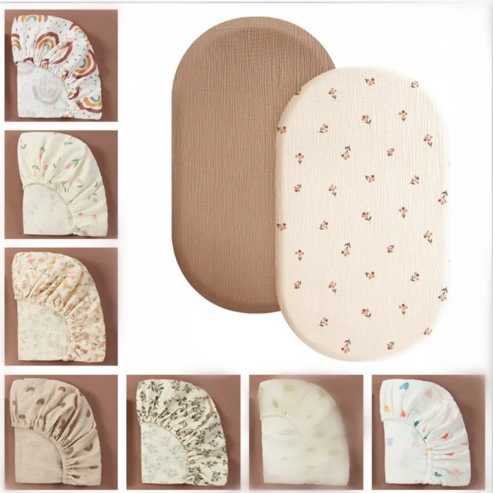 Baby Nursery Bedding - Oddychająca prześcieradło do łóżeczka dziecięcego, miękka
