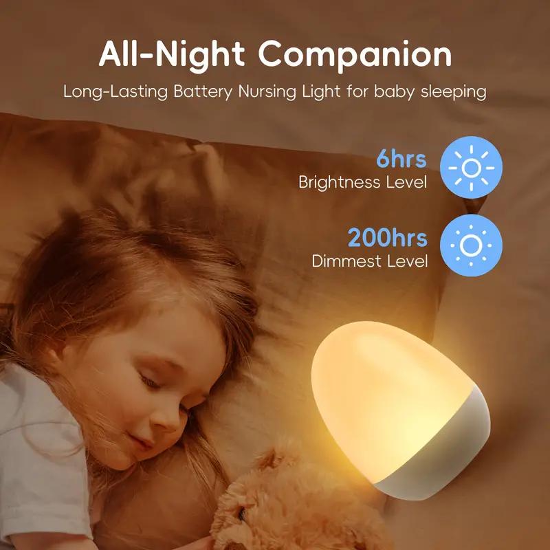 Baby Nursery Egg Light - Dotykowa lampka nocna do pokoju dziecięcego
