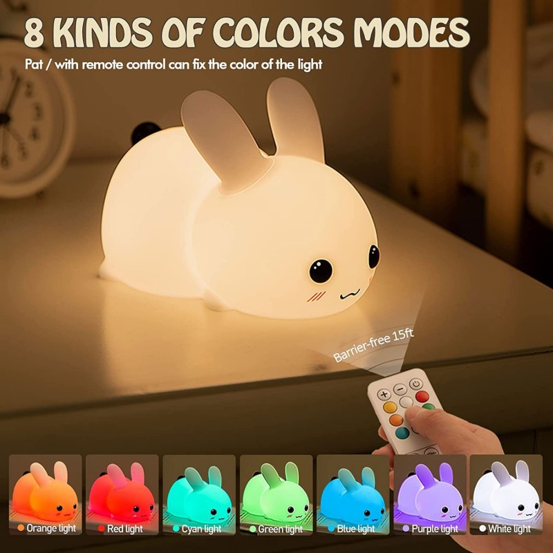 Baby Nursery Egg Light - Zdalnie sterowana lampka nocna LED z