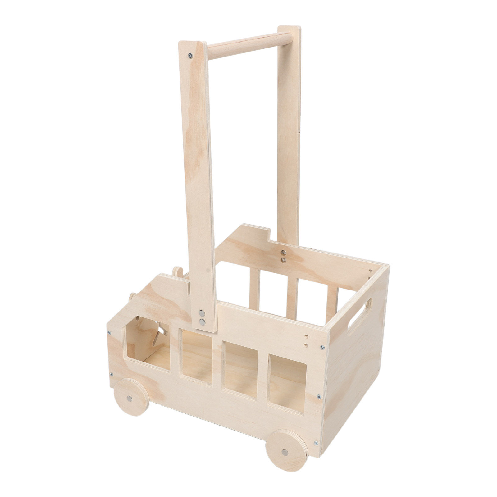 Baby Nursery Handles - Drewniany kosz do przechowywania na baby