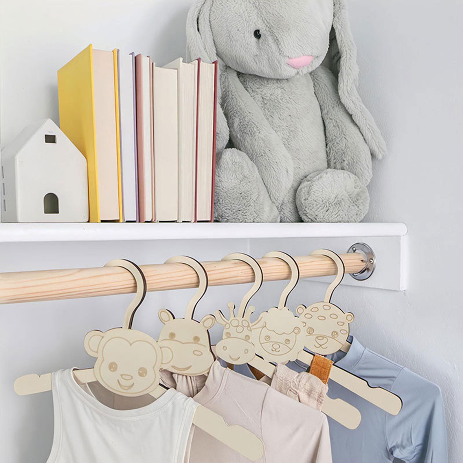 Closet Organizer Baby - Drewniany wieszak na ubranka dla niemowląt