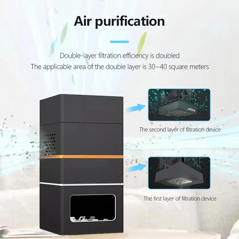 Baby Nursery Air Purifier - Przenośny oczyszczacz powietrza do pokoju dziecięcego,