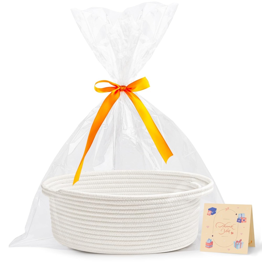 Baby Nursery Handles - Mały tkany koszyk do przechowywania z