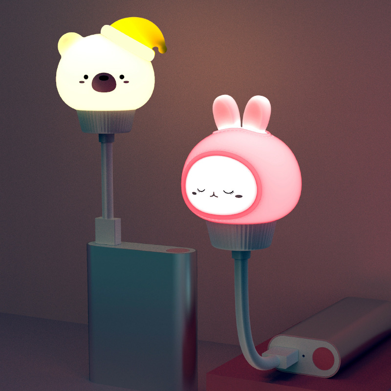 Baby Nursery Egg Light - Lampka nocna USB LED Cute Cartoon