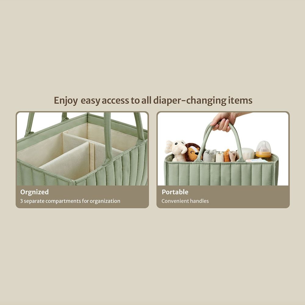Baby Nursery Handles - Torba na pieluchy o dużej pojemności
