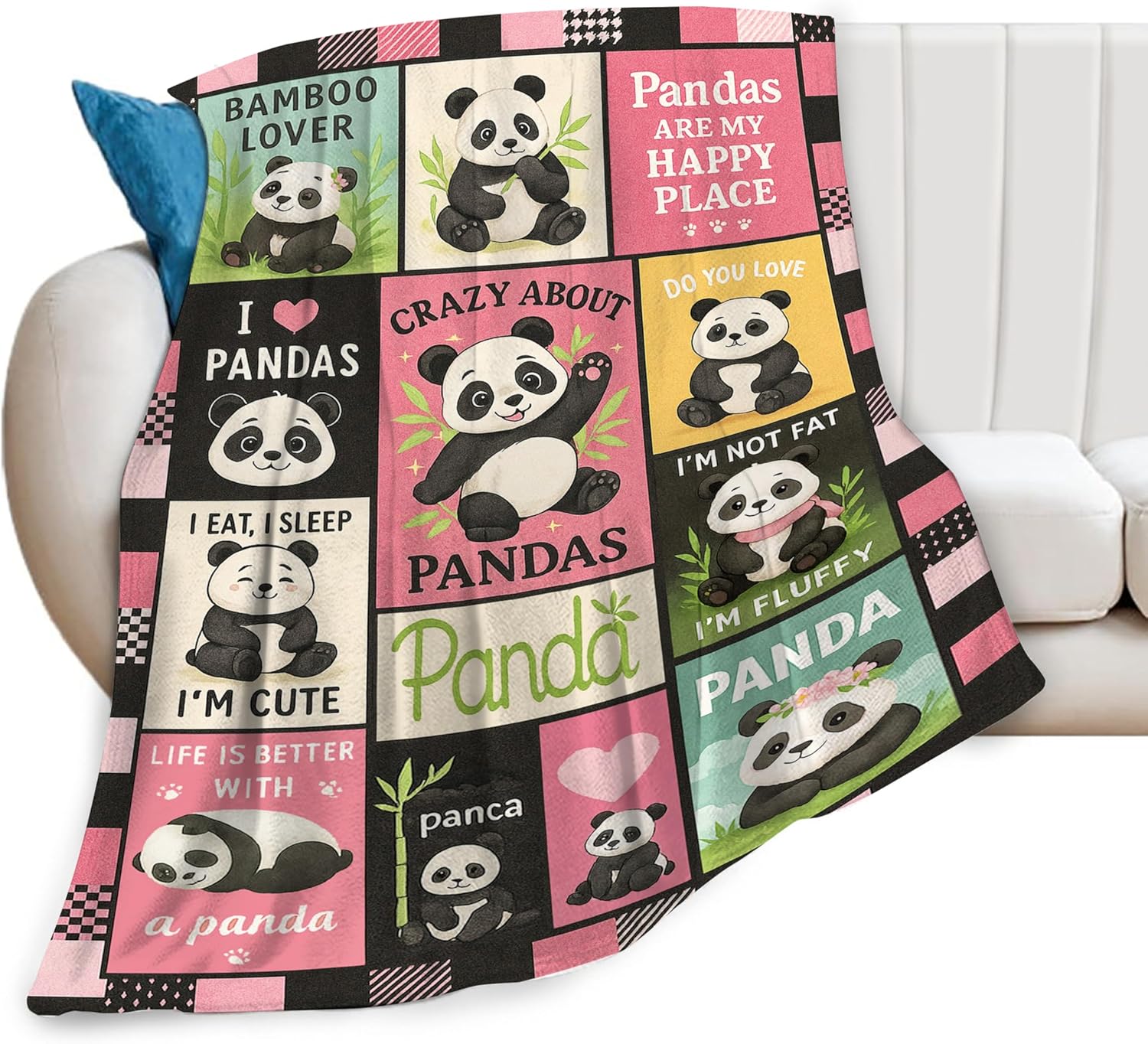 Koc Panda Uroczy Koc z Pandą M – Baby Nursery Bedding recenzja i cena