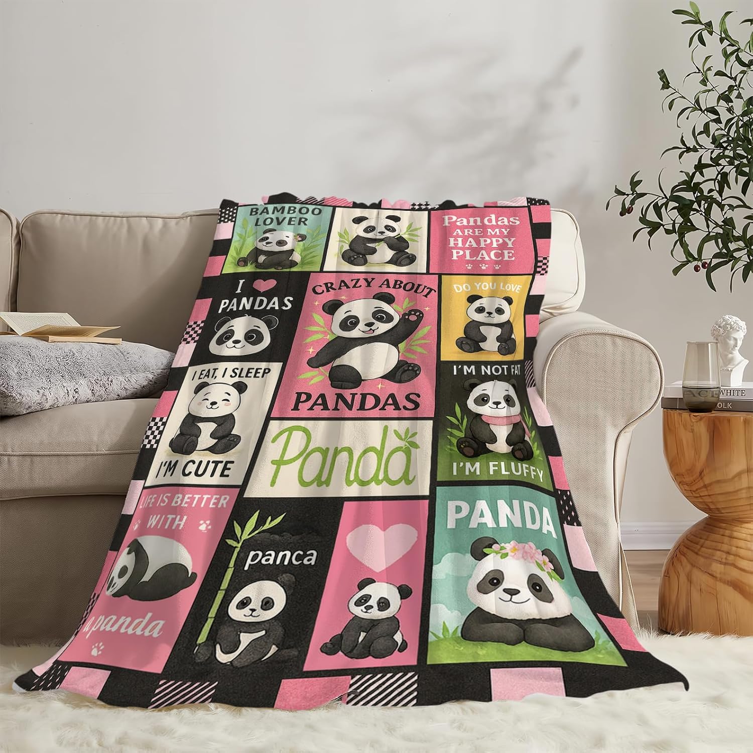 Koc Panda Uroczy Koc z Pandą M – Baby Nursery Bedding recenzja i cena