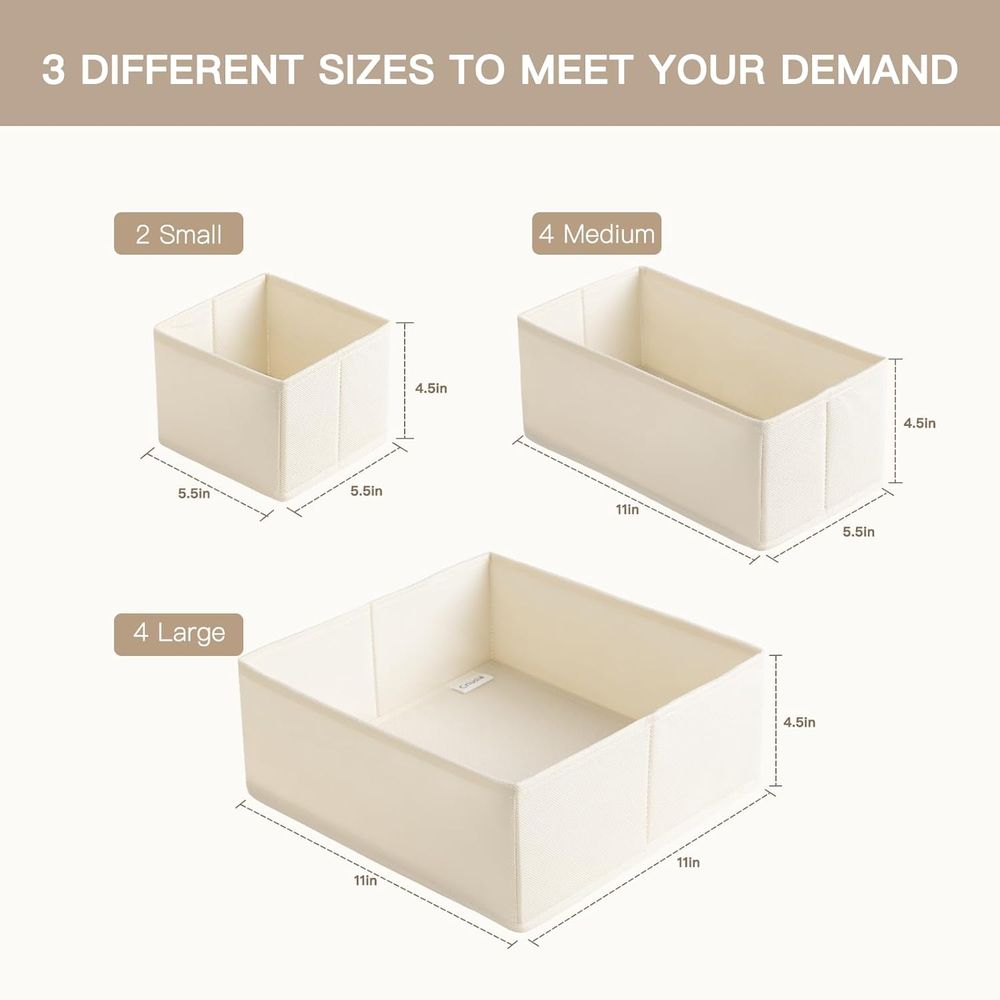Organizer do szuflad, 10 sztuk – Closet Organizer Baby recenzja i cena