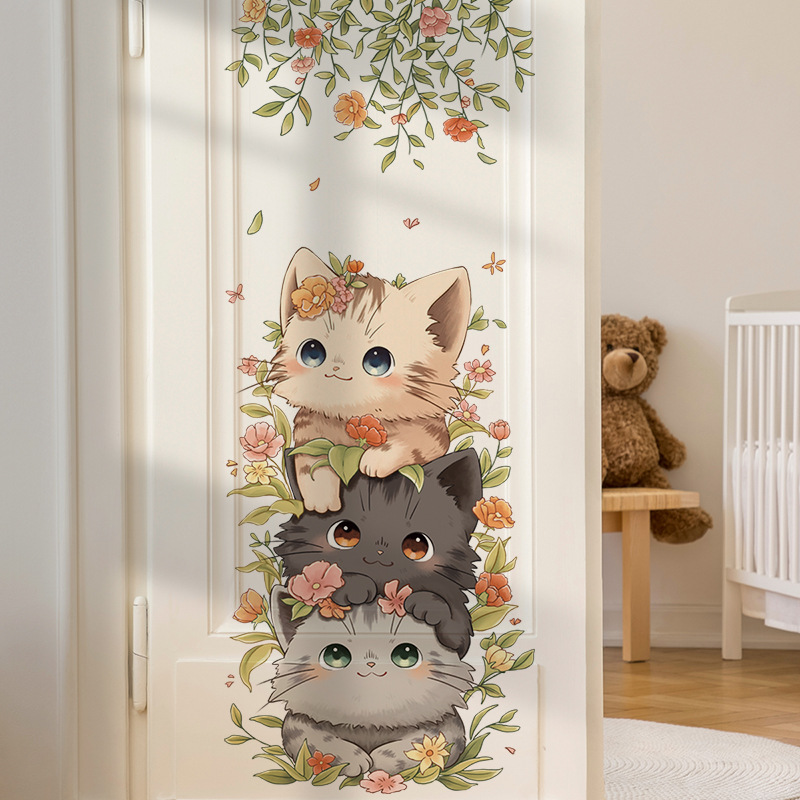 Słodki kociak winylowe naklejk – Baby Nursery Ideas Girl recenzja i cena
