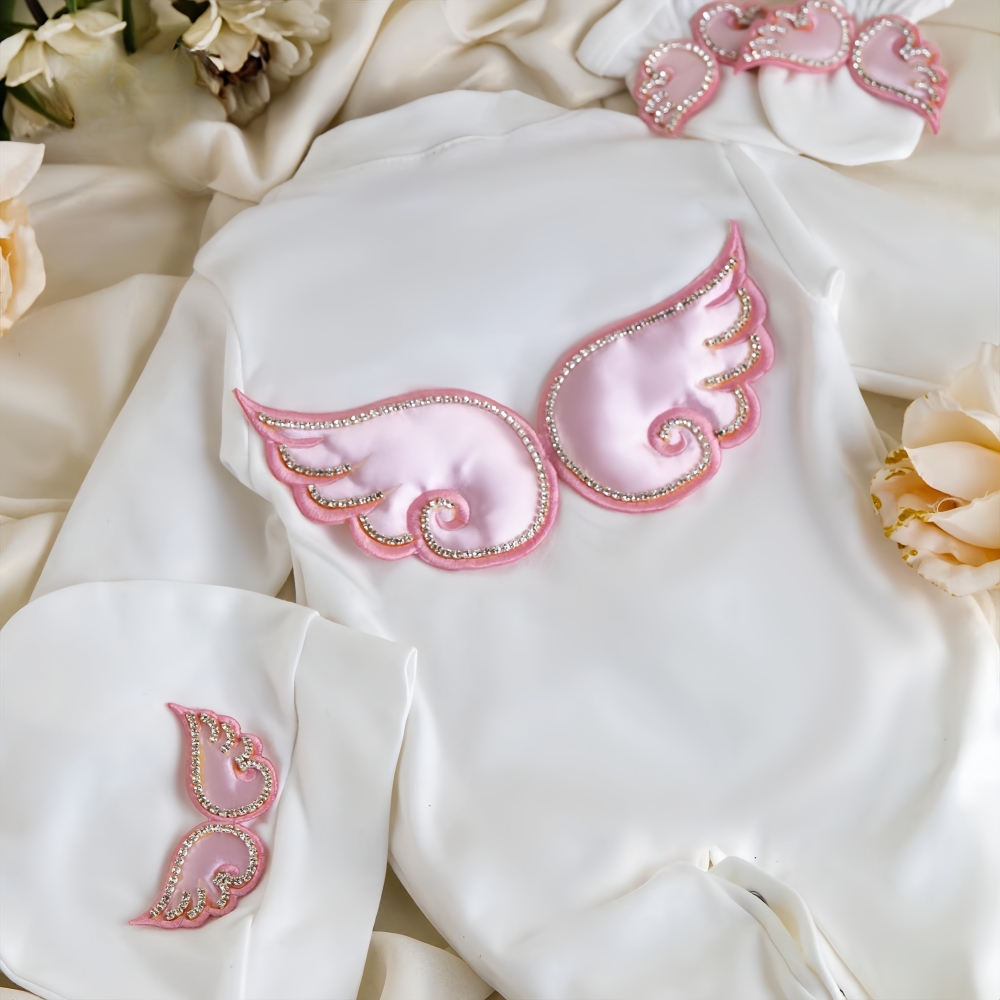 Lalki 3 szt. Haftowana nazwa N – Baby Nursery Outfits recenzja i cena