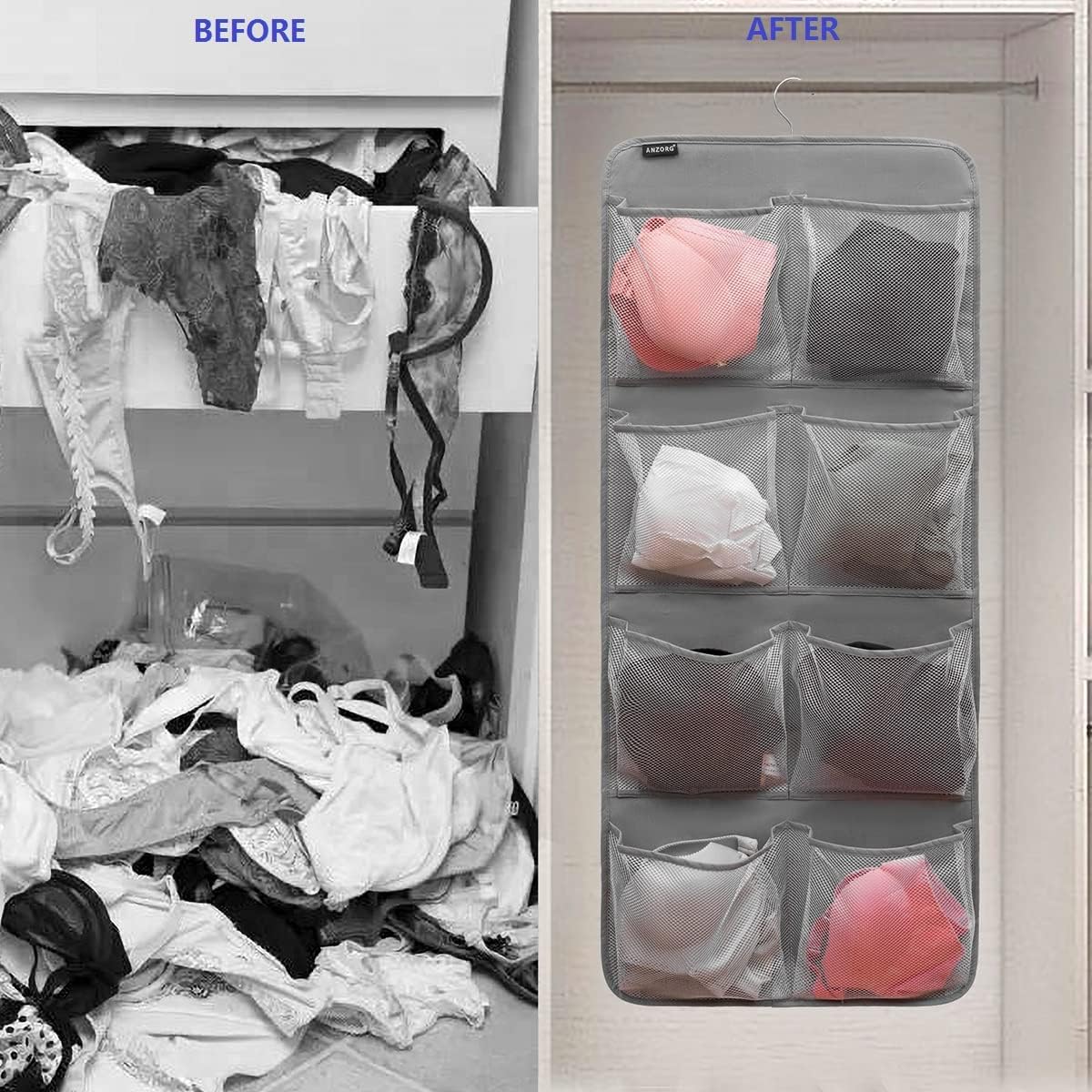 Dwustronny wiszący organizer d – Closet Organizer Baby recenzja i cena