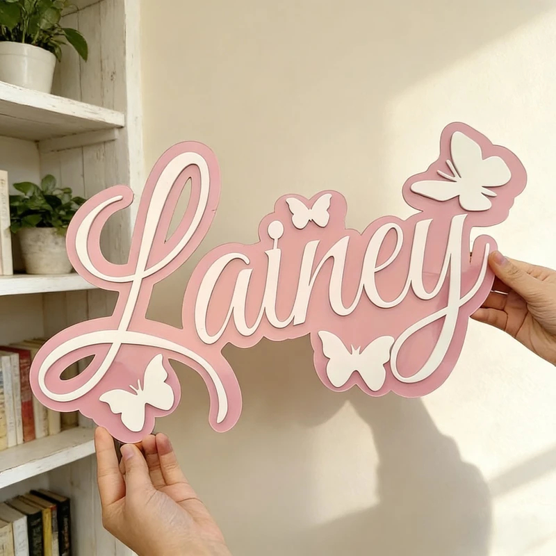 Spersonalizowana tabliczka z i – Baby Nursery Name recenzja i cena