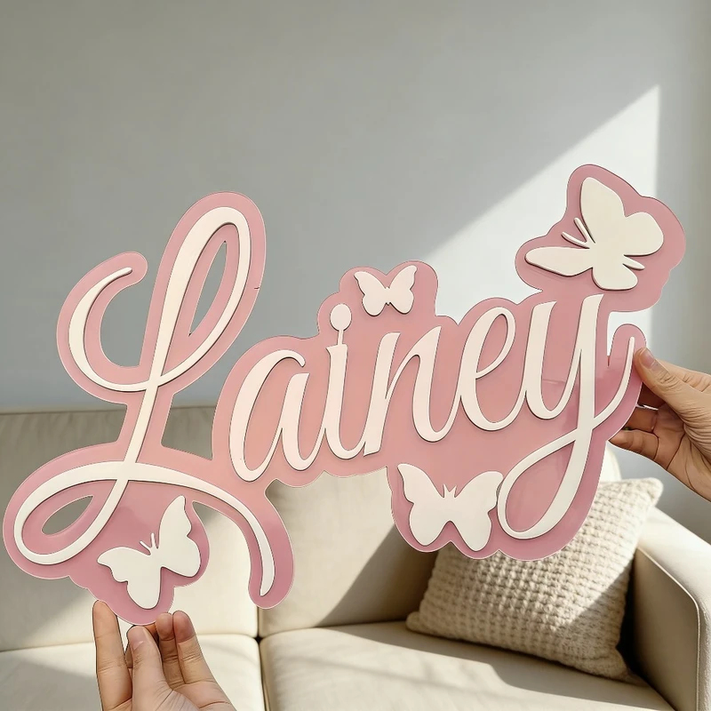 Spersonalizowana tabliczka z i – Baby Nursery Name recenzja i cena