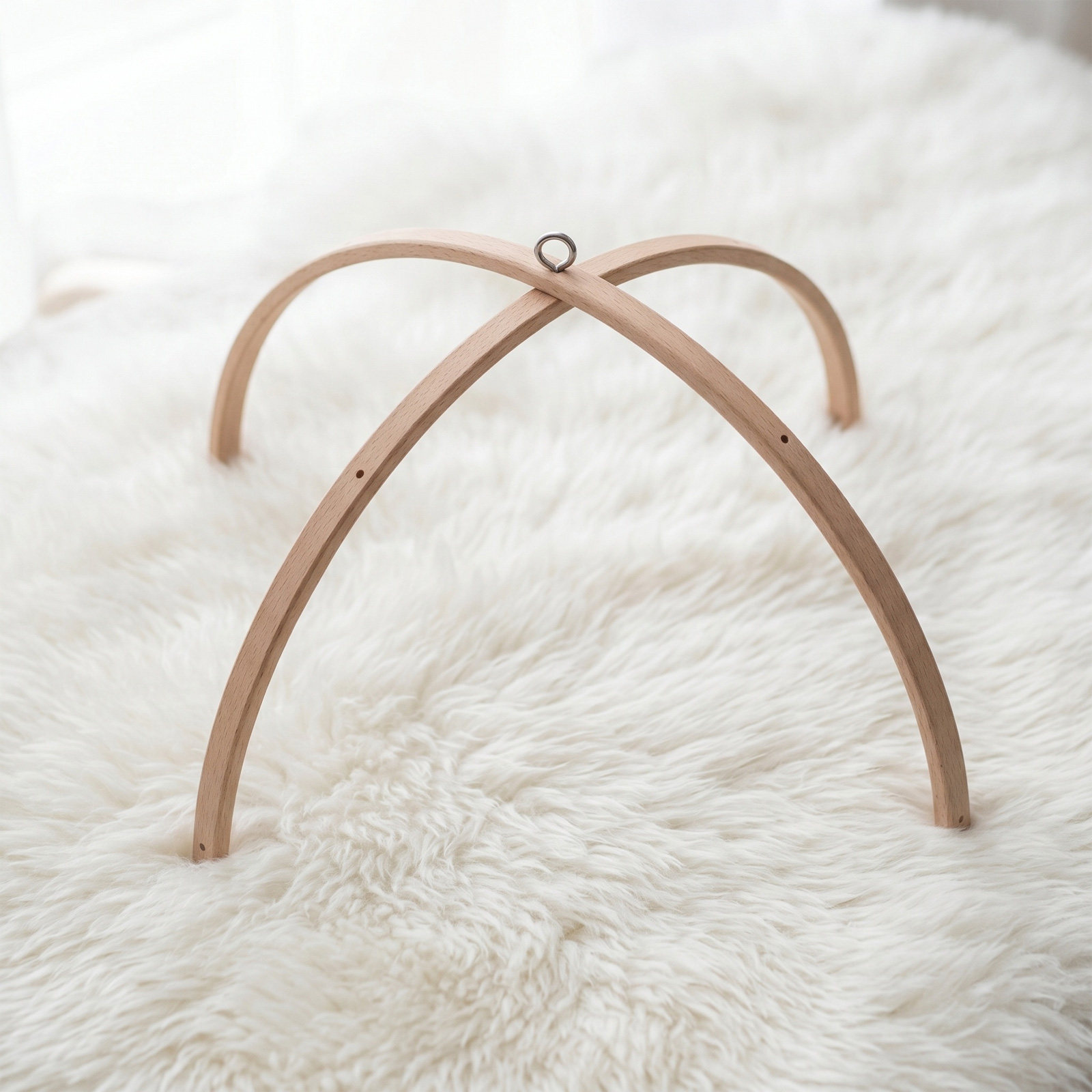 Bambusowa drewniana rama na dz – Baby Nursery Hangers recenzja i cena