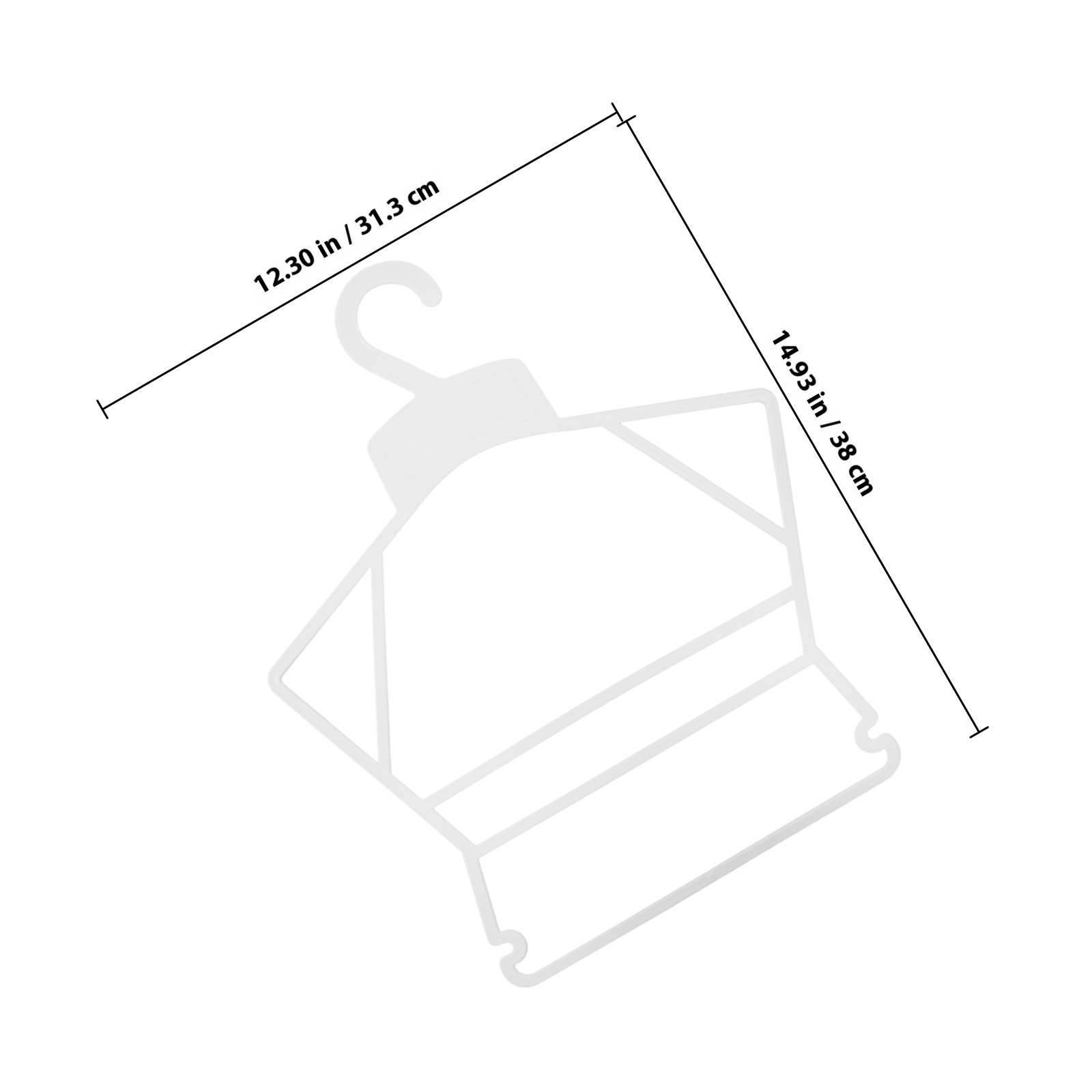 Wytrzymałe plastikowe wieszaki – Closet Organizer Baby recenzja i cena