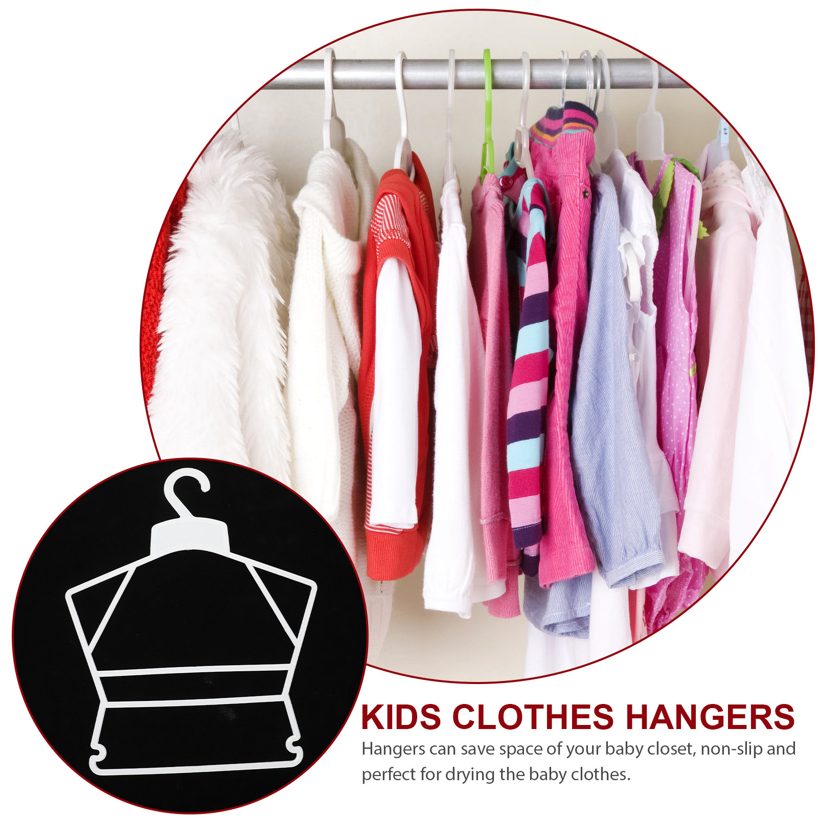 Wytrzymałe plastikowe wieszaki – Closet Organizer Baby recenzja i cena