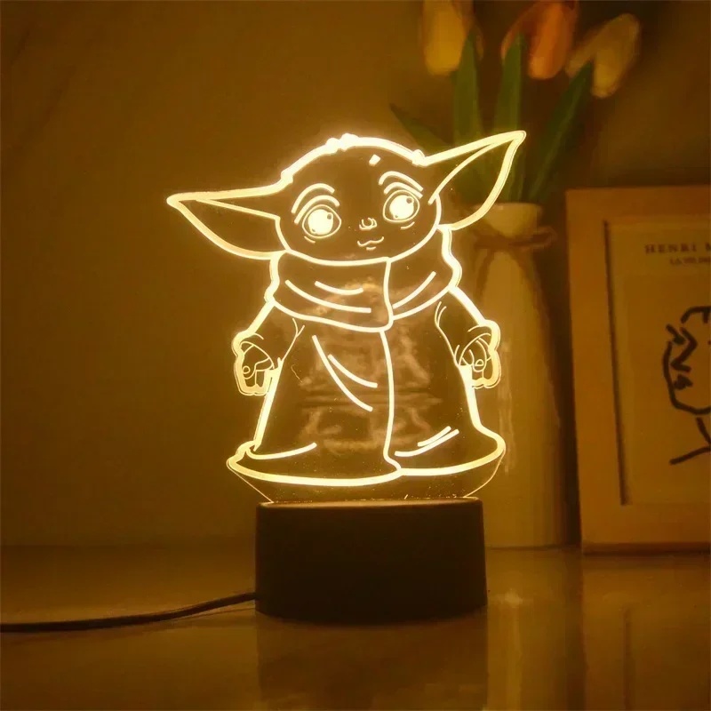 Lampa 3D Anime Cartoon Yoda Ba – Baby Nursery Egg Light recenzja i cena
