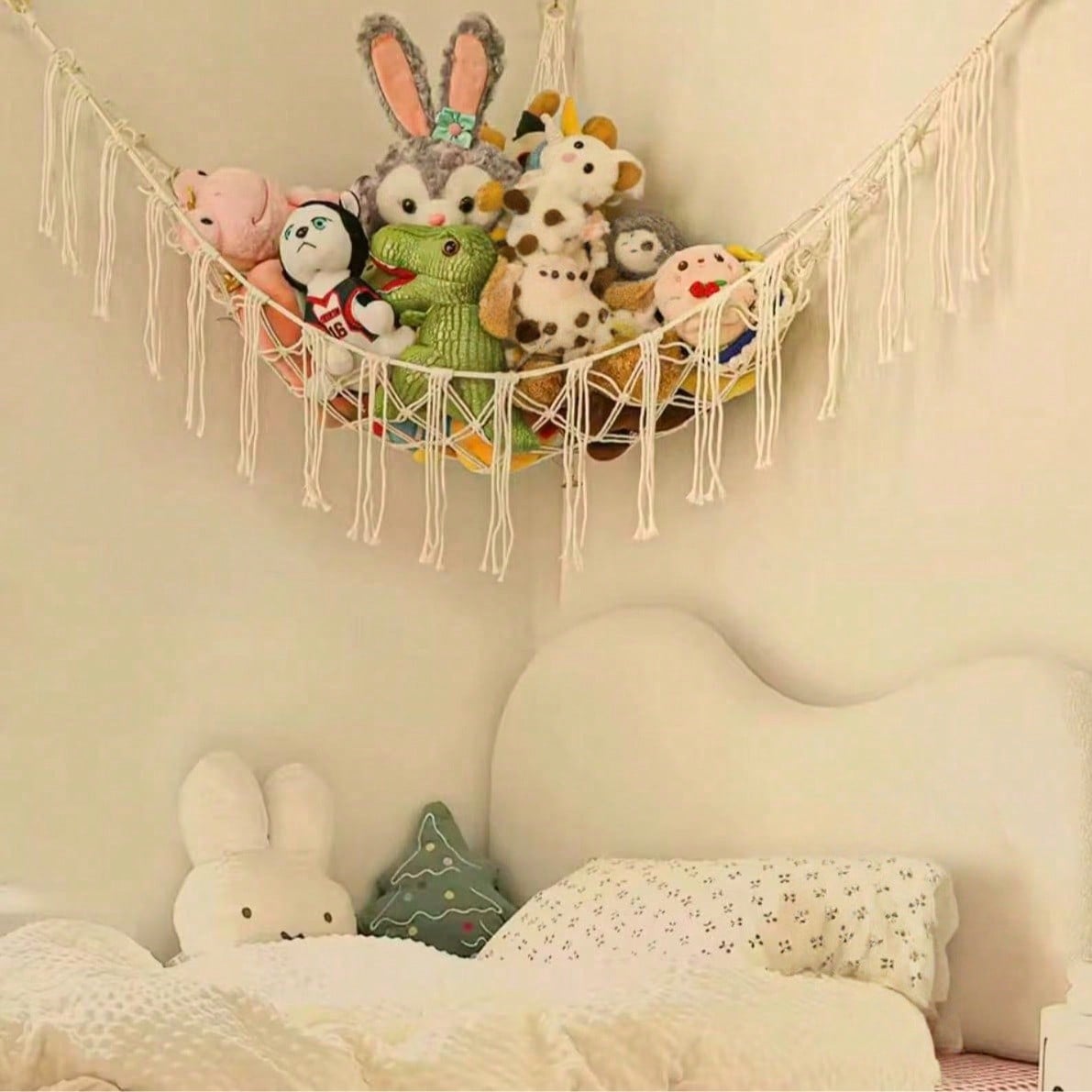 Hamak na zabawki pluszowe, sia – Baby Nursery Organization Ideas recenzja i cena