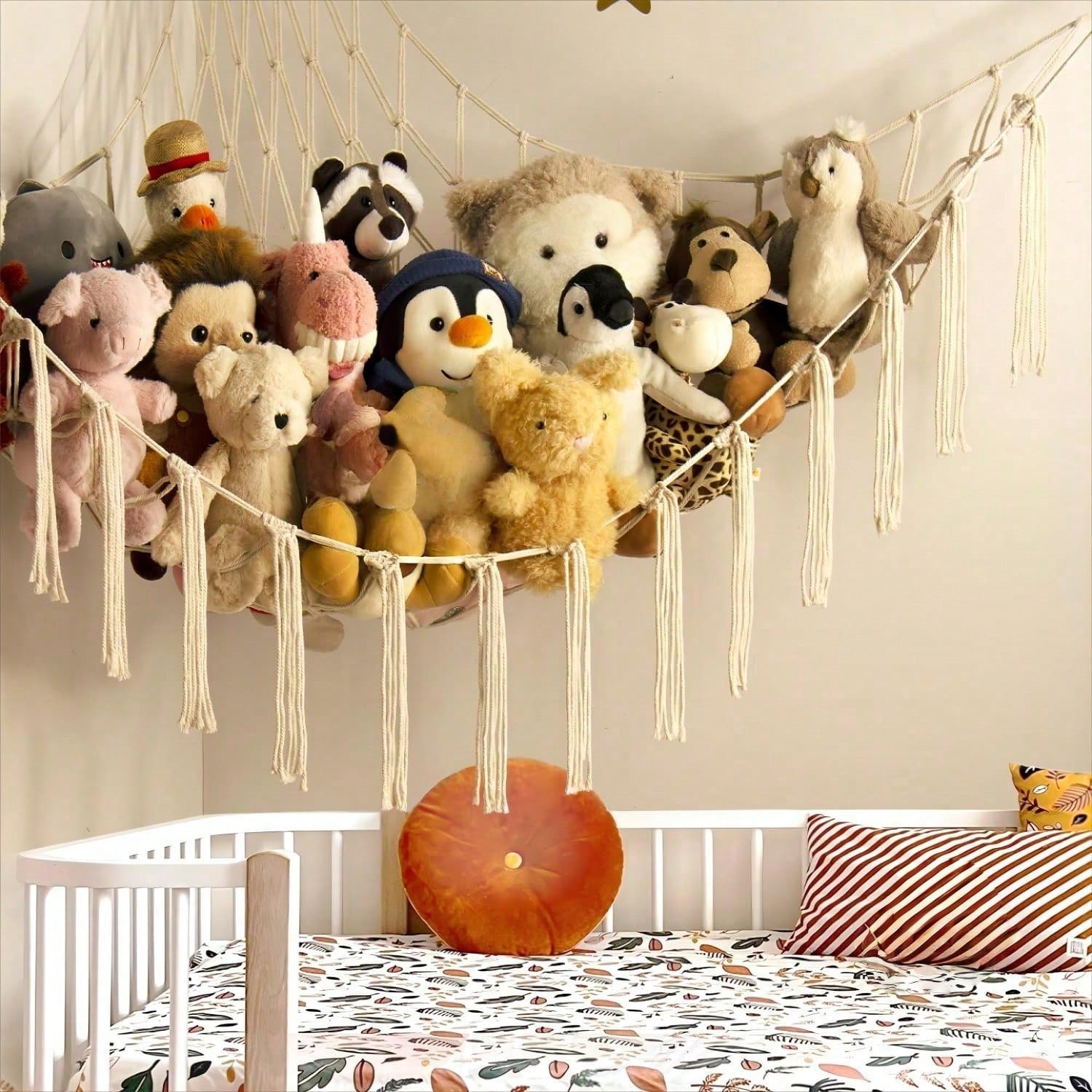 Hamak na zabawki pluszowe, sia – Baby Nursery Organization Ideas recenzja i cena