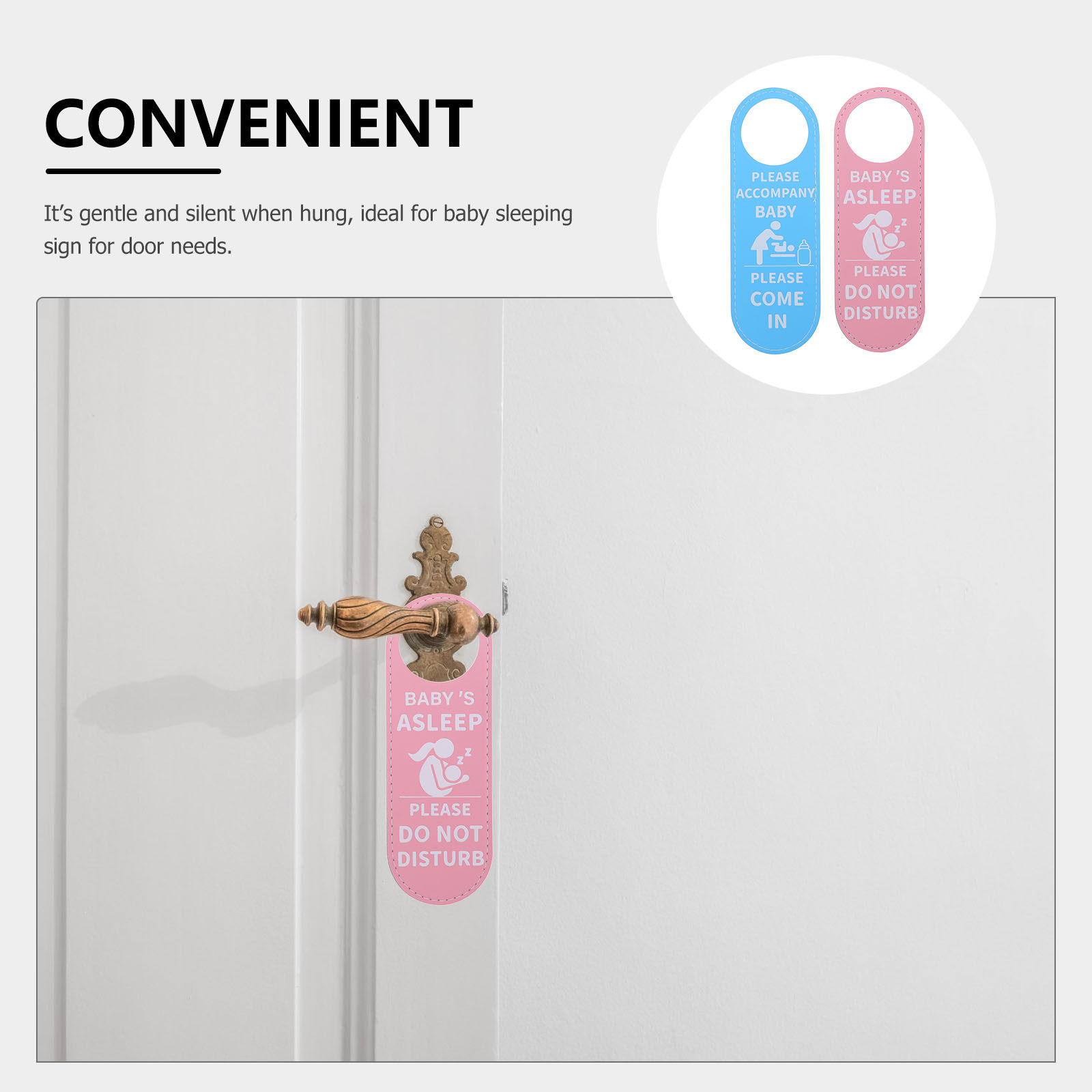 2 szt. Tabliczka na drzwi do p – Baby Nursery Hangers recenzja i cena