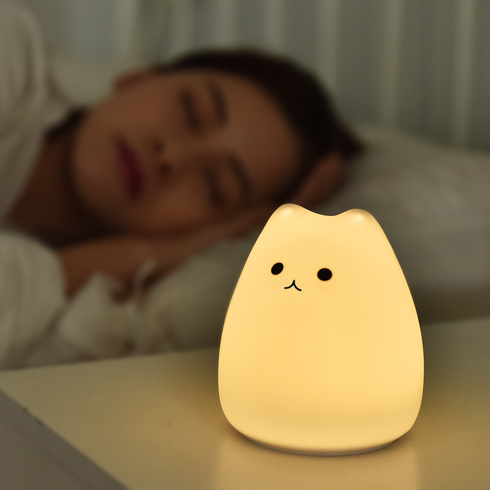 Lampka nocna Cute Cat dla niem – Baby Nursery Egg Light recenzja i cena