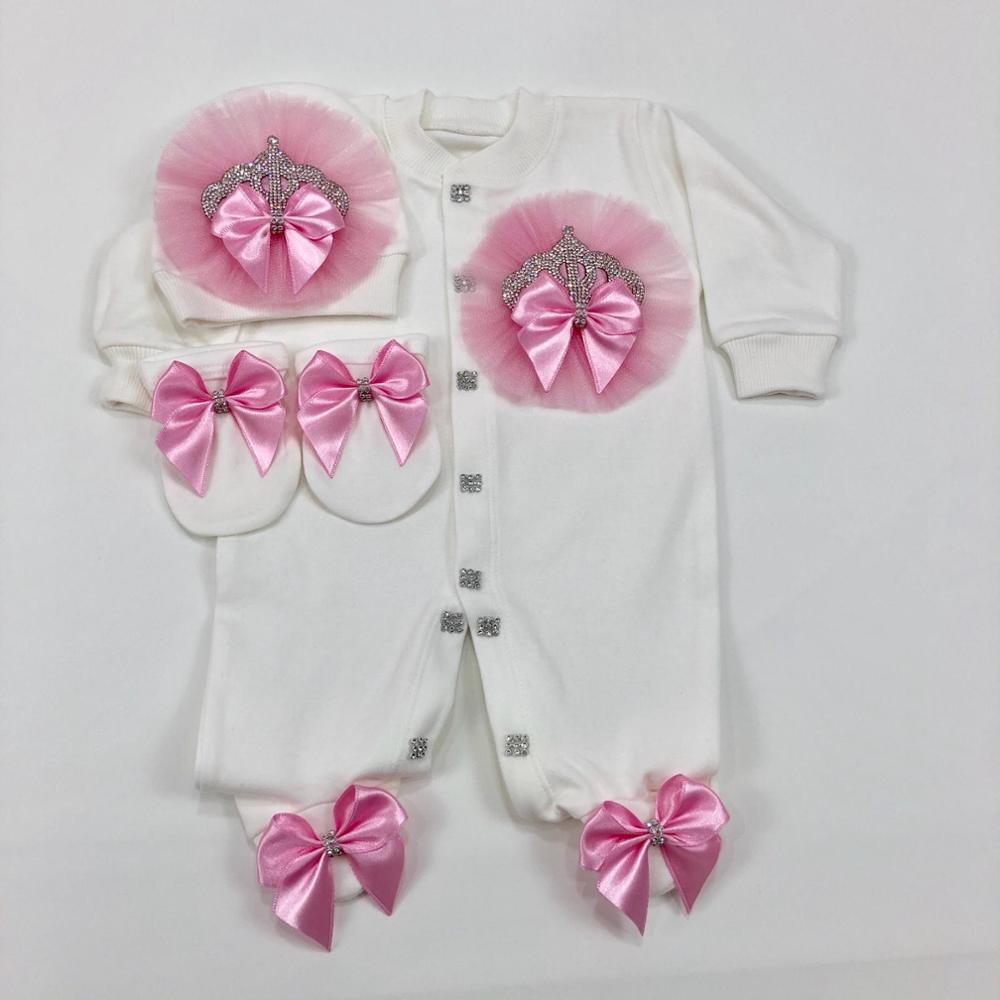 3szt Newborn Baby Coming Home  – Baby Nursery Outfits recenzja i cena