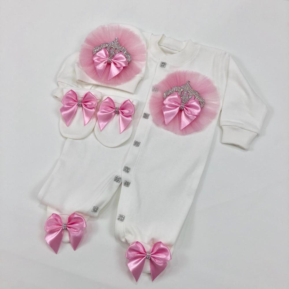 3szt Newborn Baby Coming Home  – Baby Nursery Outfits recenzja i cena