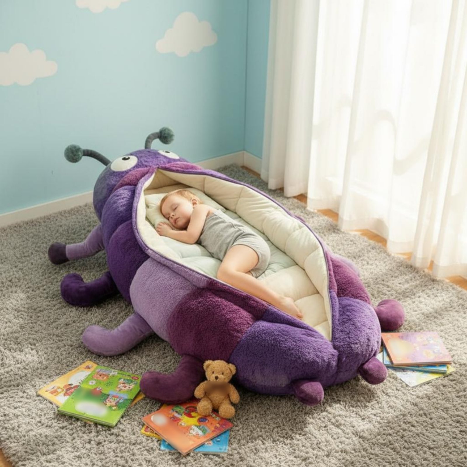 Śpiwór Gąsienica Segmentowany, – Baby Nursery Bedding recenzja i cena