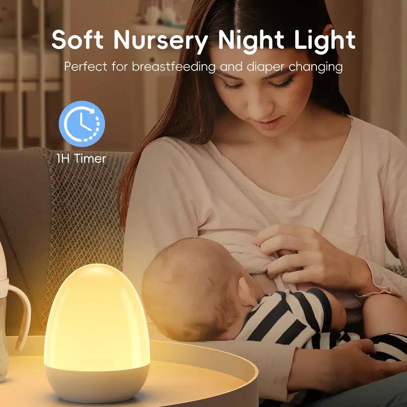 Dotykowa lampka nocna do pokoj – Baby Nursery Egg Light recenzja i cena
