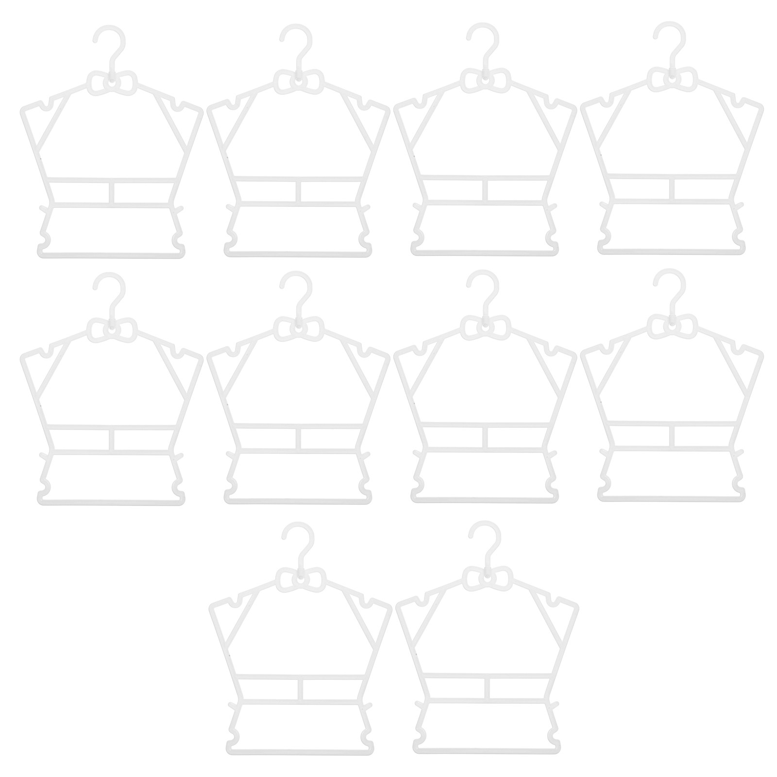 10 szt. Wieszaków na ubranka d – Baby Nursery Outfits recenzja i cena