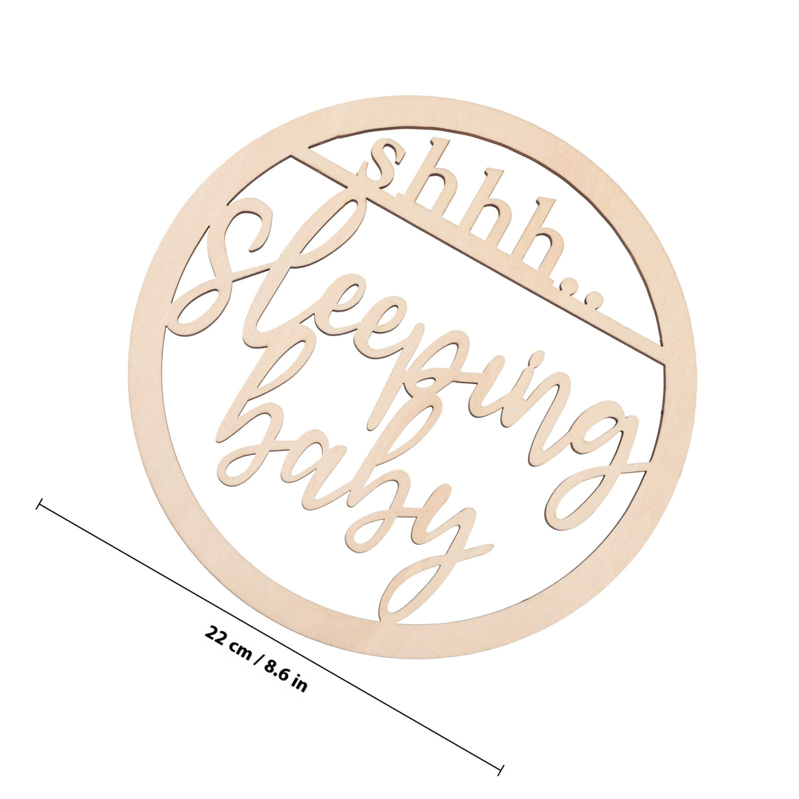 Drewniana zawieszka na drzwi z – Baby Nursery Hangers recenzja i cena