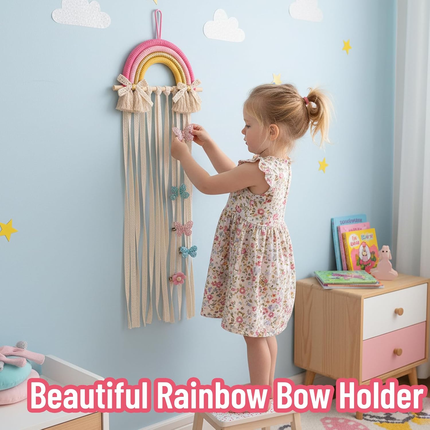 Uchwyt na tęczowe kokardy do w – Baby Nursery Ideas Girl recenzja i cena