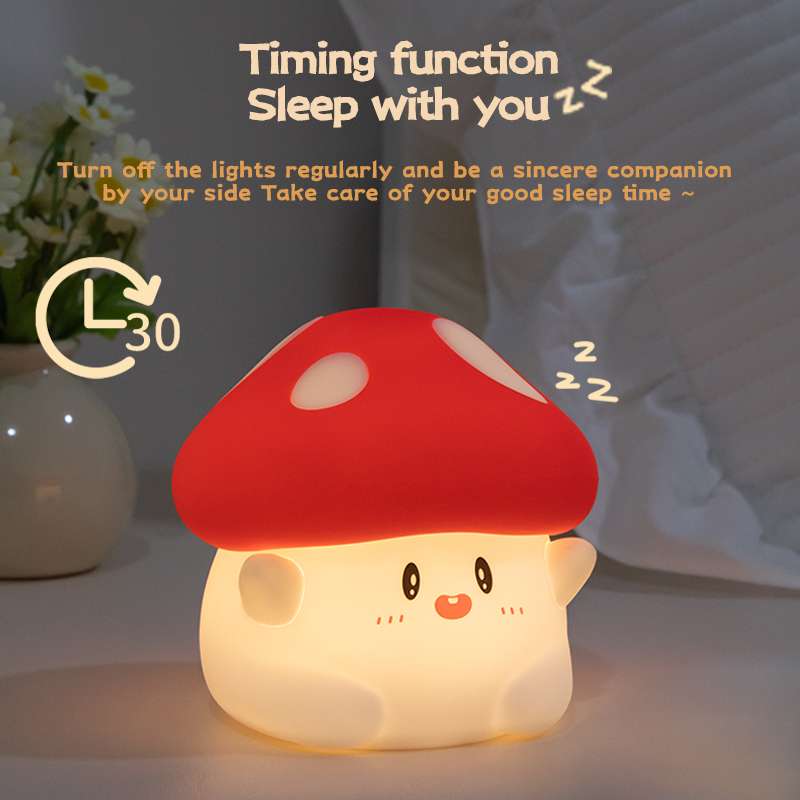 Grzybowa lampka nocna LED akum – Baby Nursery Egg Light recenzja i cena