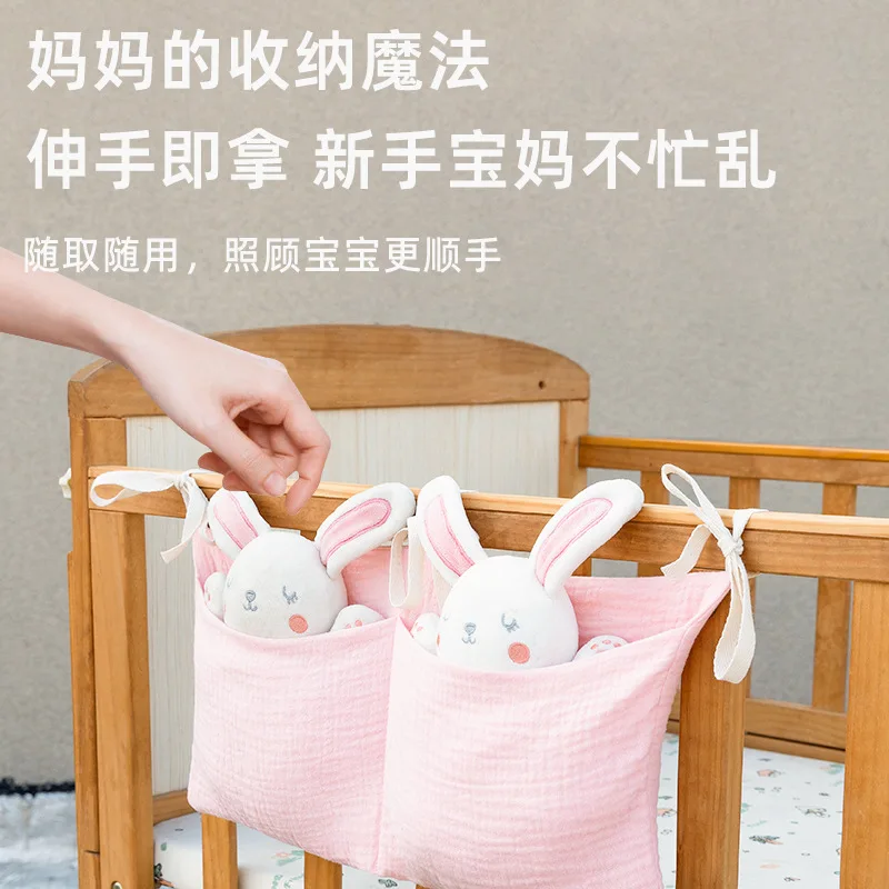 2 kieszenie przy łóżku wiszące – Baby Nursery Organization Ideas recenzja i cena