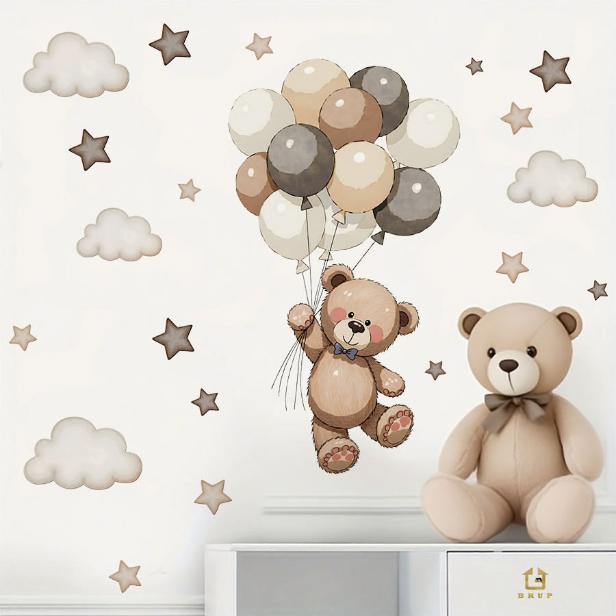 Urocze naklejki ścienne z misi – Baby Nursery Needs recenzja i cena