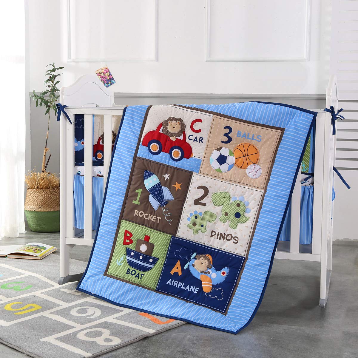 7-częściowy zestaw pościeli do – Baby Nursery Bedding recenzja i cena