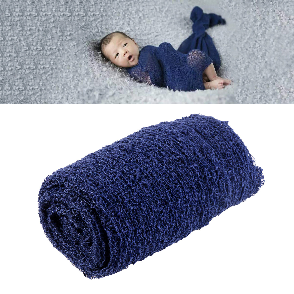 Owijki do fotografii noworodko – Baby Wrap Stretchy recenzja i cena
