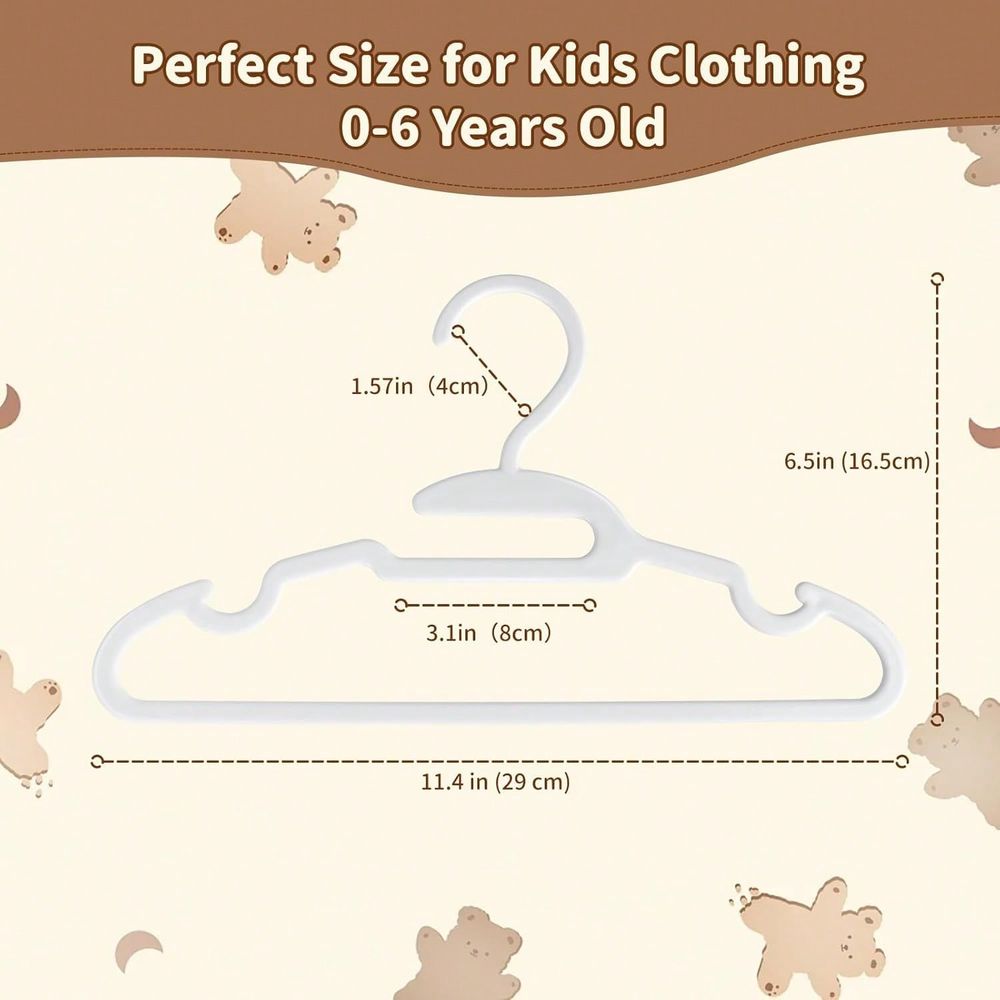 70 sztuk w opakowaniu, plastik – Baby Nursery Hangers recenzja i cena