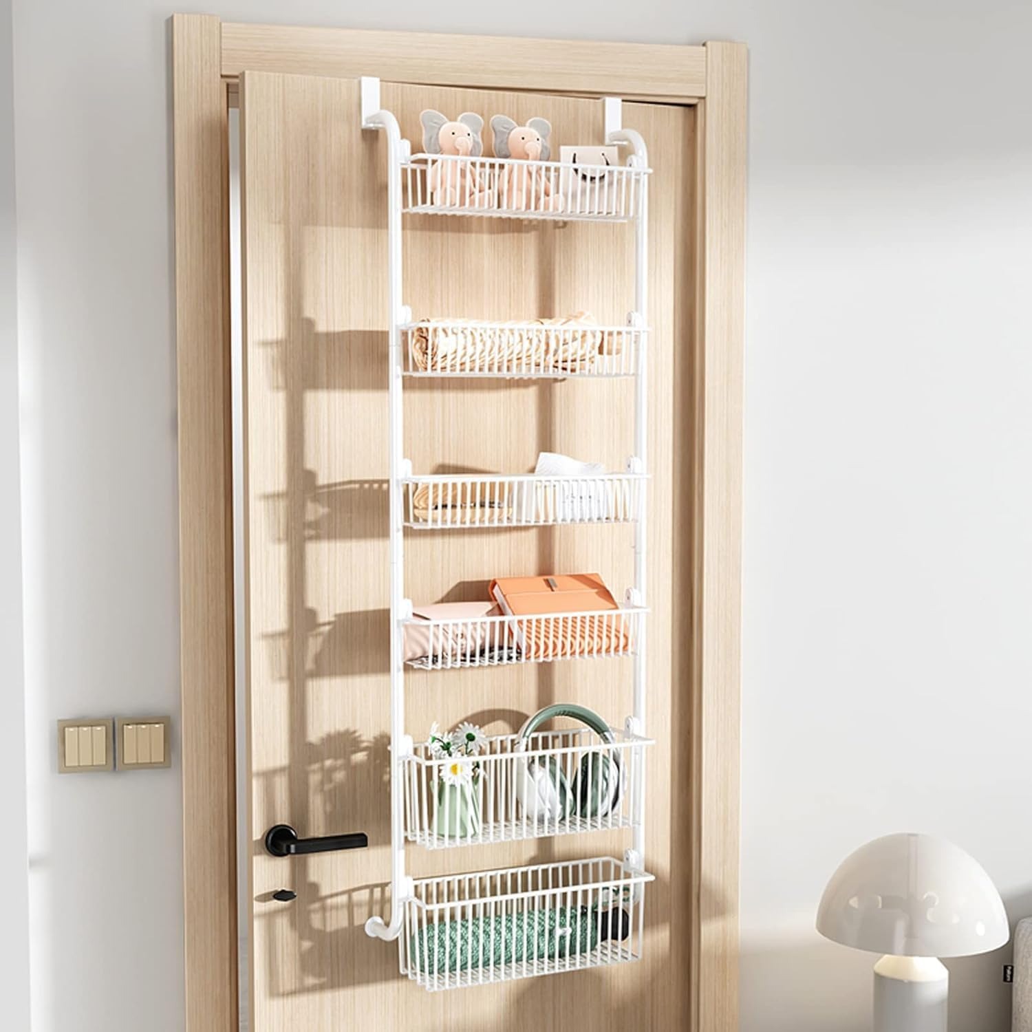 Nad drzwiami wiszący organizer – Baby Nursery Organization Ideas recenzja i cena